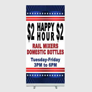 Retractable Banners - Utilize your inside space with marketing