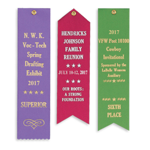 Order your ribbons for all the participants in your event Order your ribbons for all the participants in your event